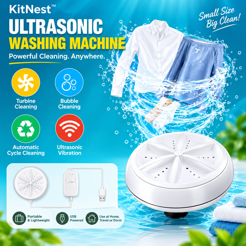 KitNest™ Portable Mini Washing Machine