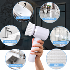 KitNest 5-in-1 Electric Spin Scrubber