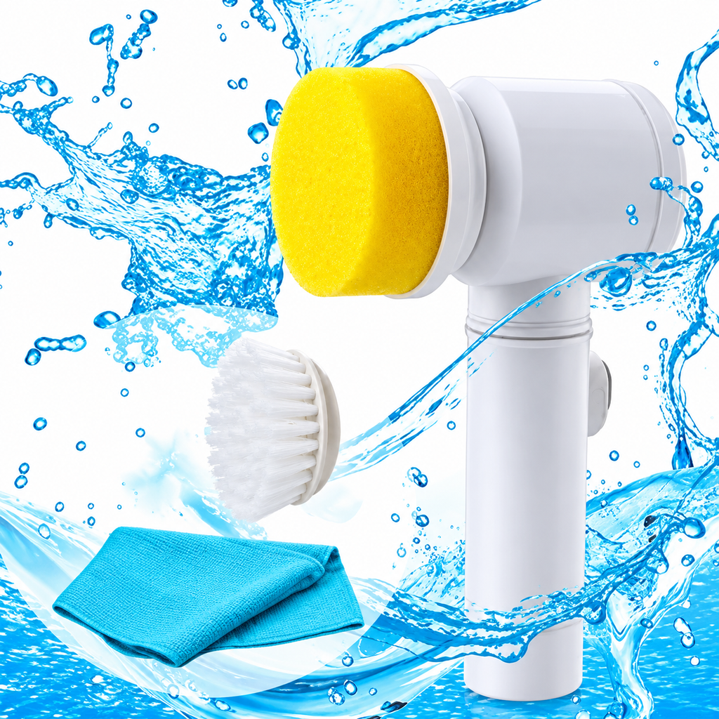 KitNest 5-in-1 Electric Spin Scrubber